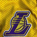 NBA Lakers 2009-10 authentique shorts Violet